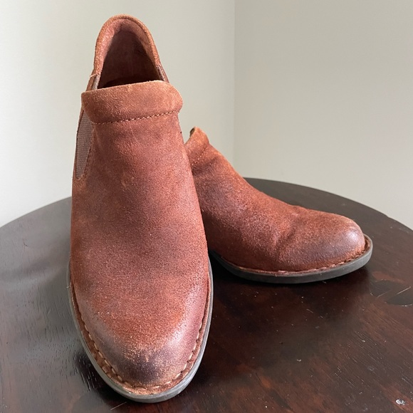 Women’s Born Leather/Suede Bootie - 6 - Picture 1 of 14